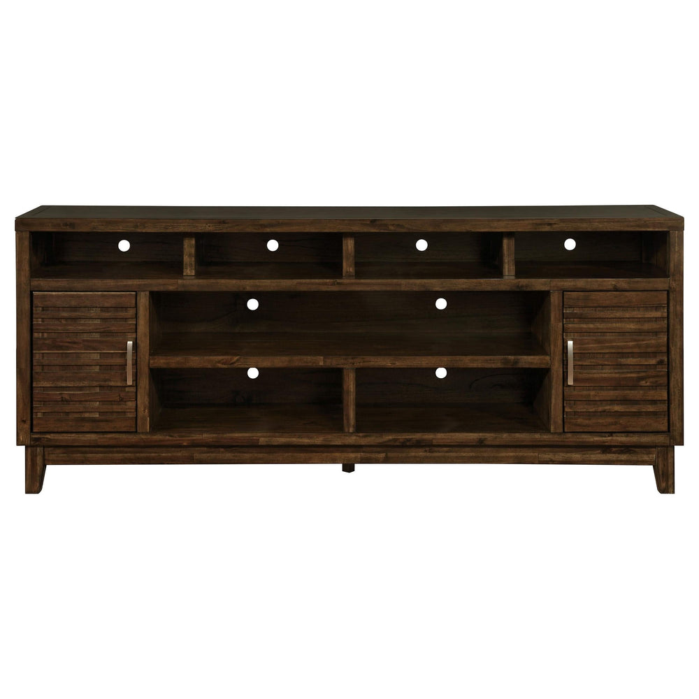 Consola de TV rectangular Asher de 2 puertas Rustic Mindy