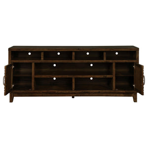 Consola de TV rectangular Asher de 2 puertas Rustic Mindy