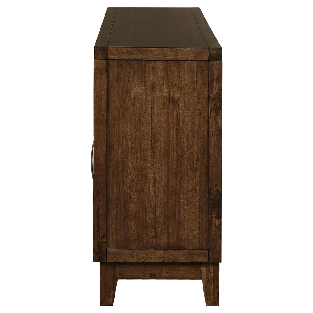 Consola de TV rectangular Asher de 2 puertas Rustic Mindy