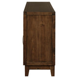 Consola de TV rectangular Asher de 2 puertas Rustic Mindy