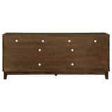 Consola de TV rectangular Asher de 2 puertas Rustic Mindy