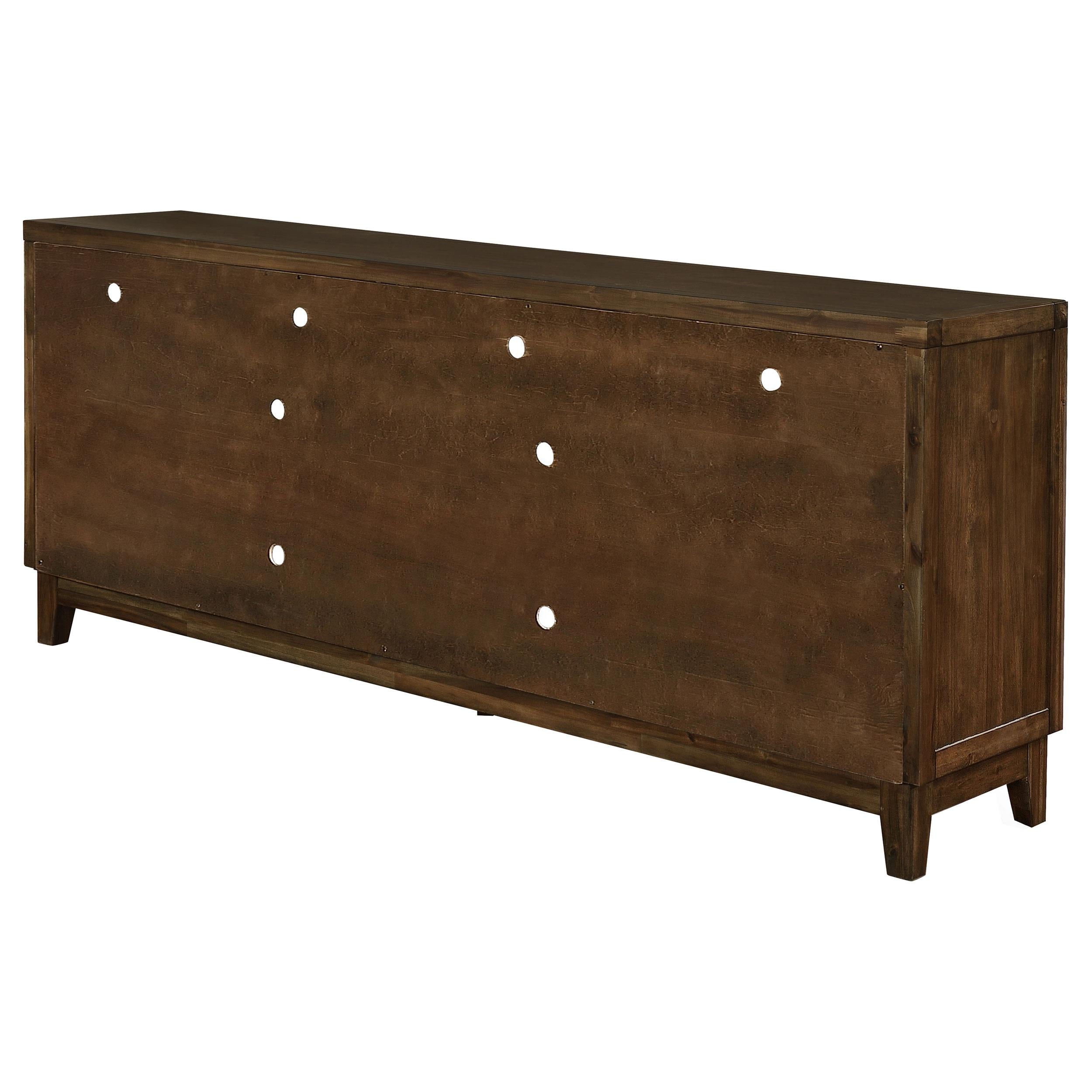 Asher 2-door Rectangular TV Console Rustic Mindy
