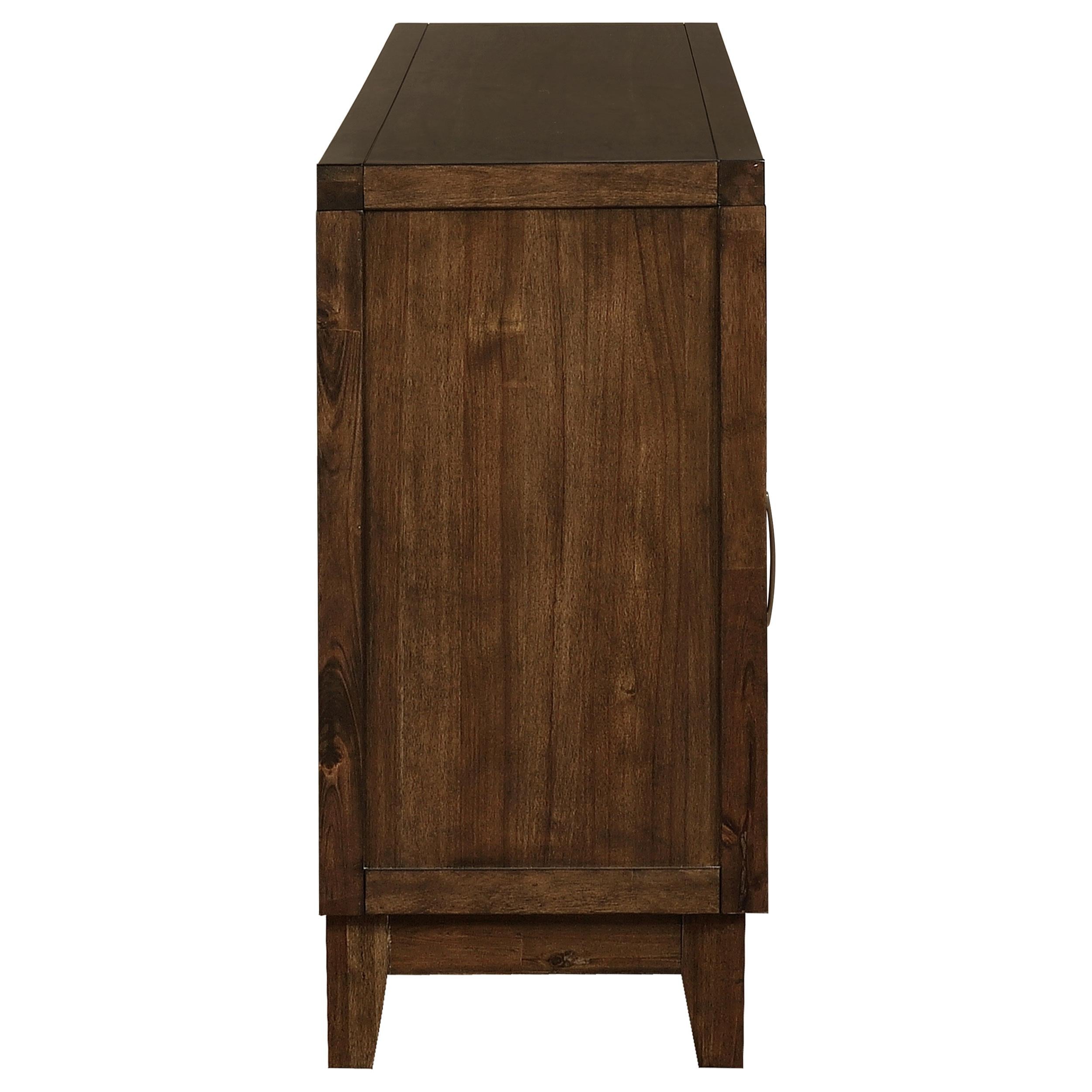 Asher 2-door Rectangular TV Console Rustic Mindy