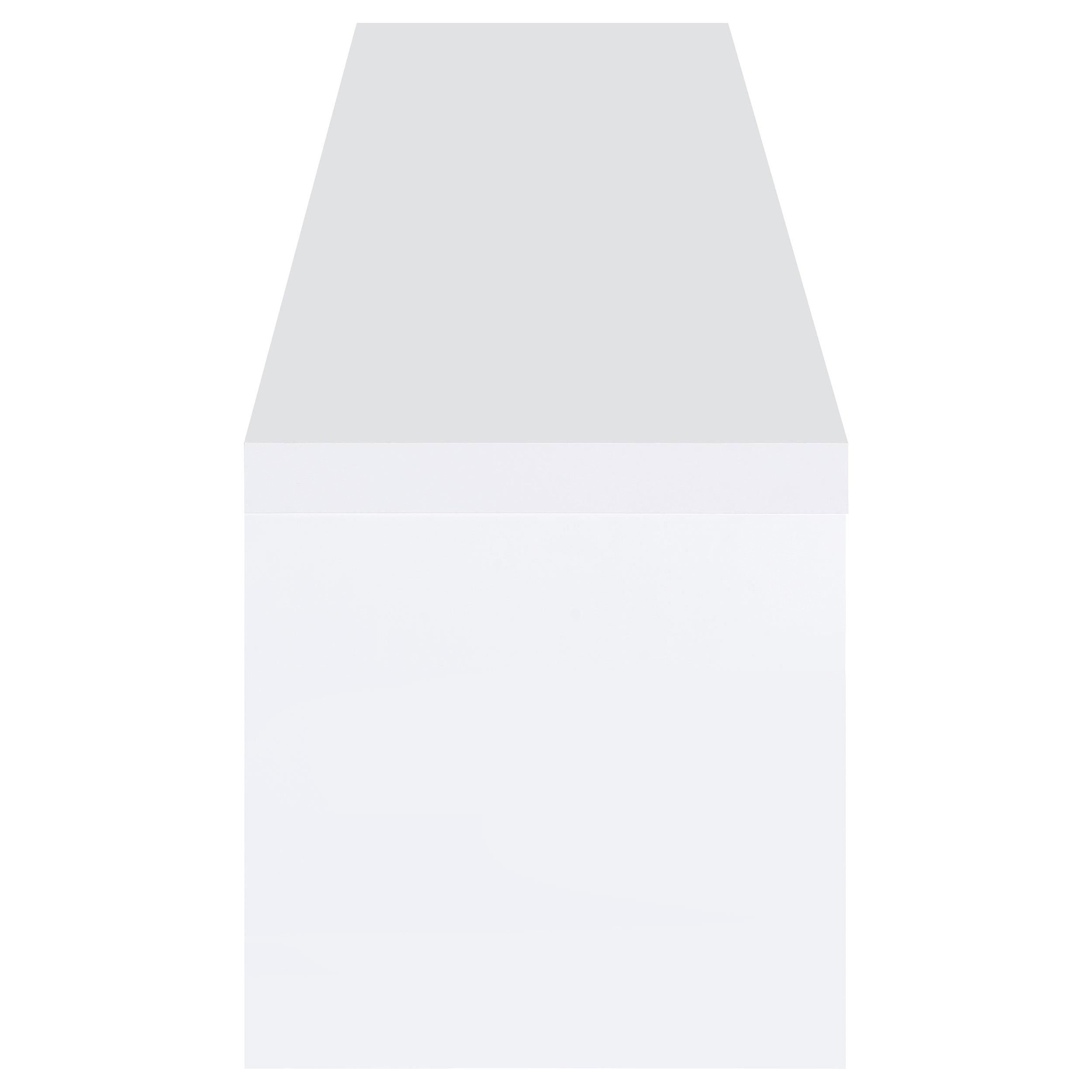 Jude 2-door Engineered Wood 79-inch TV Stand High Gloss White