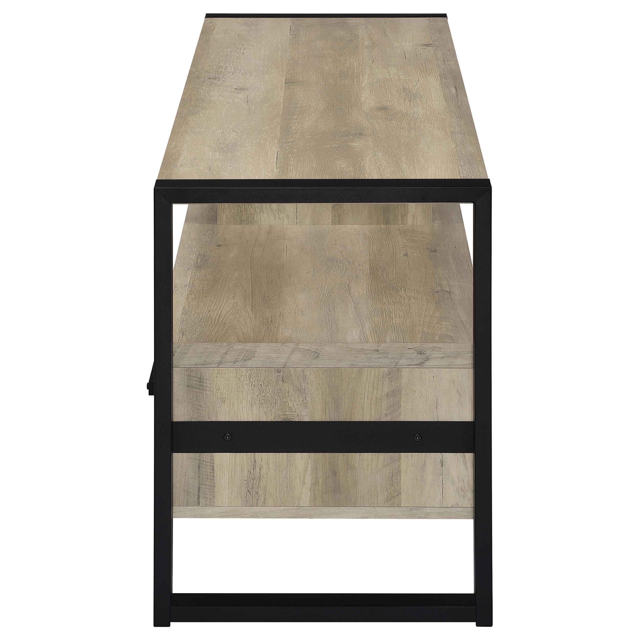 James 2-drawer Engineered Wood 48-inch TV Stand Distressed Pine