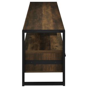 Mueble para TV James de 60 pulgadas, de madera de ingeniería con 3 cajones, color pino oscuro