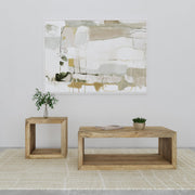 Benton 2-piece Solid Mango Coffee and End Table Set Natural