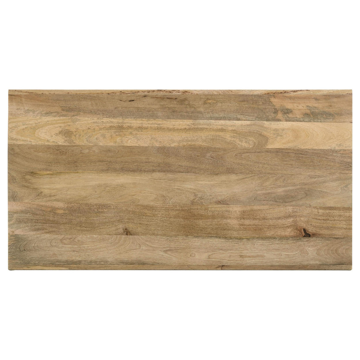 Mesa de centro rectangular Benton de madera maciza natural