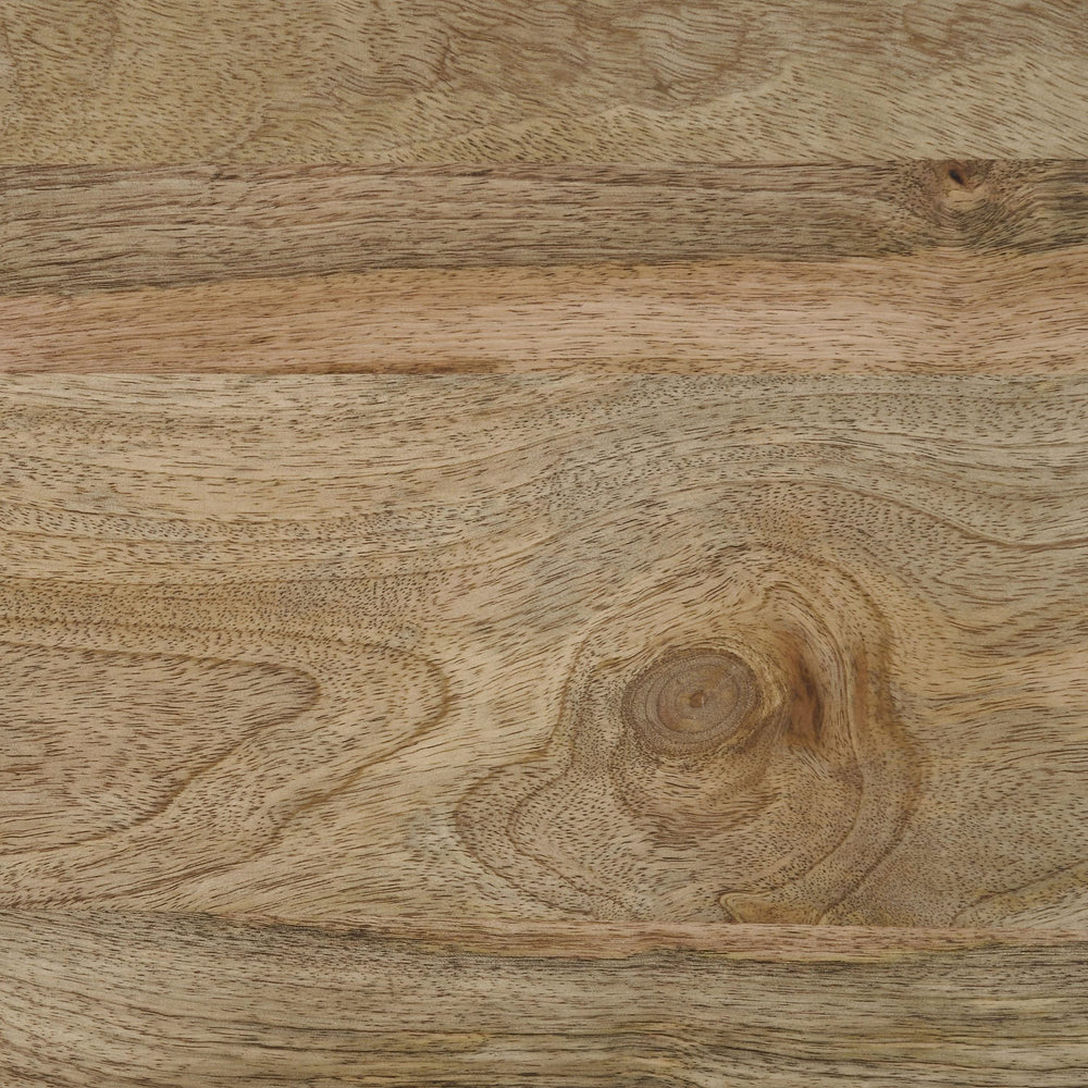 Consola de sofá rectangular Benton de madera maciza natural