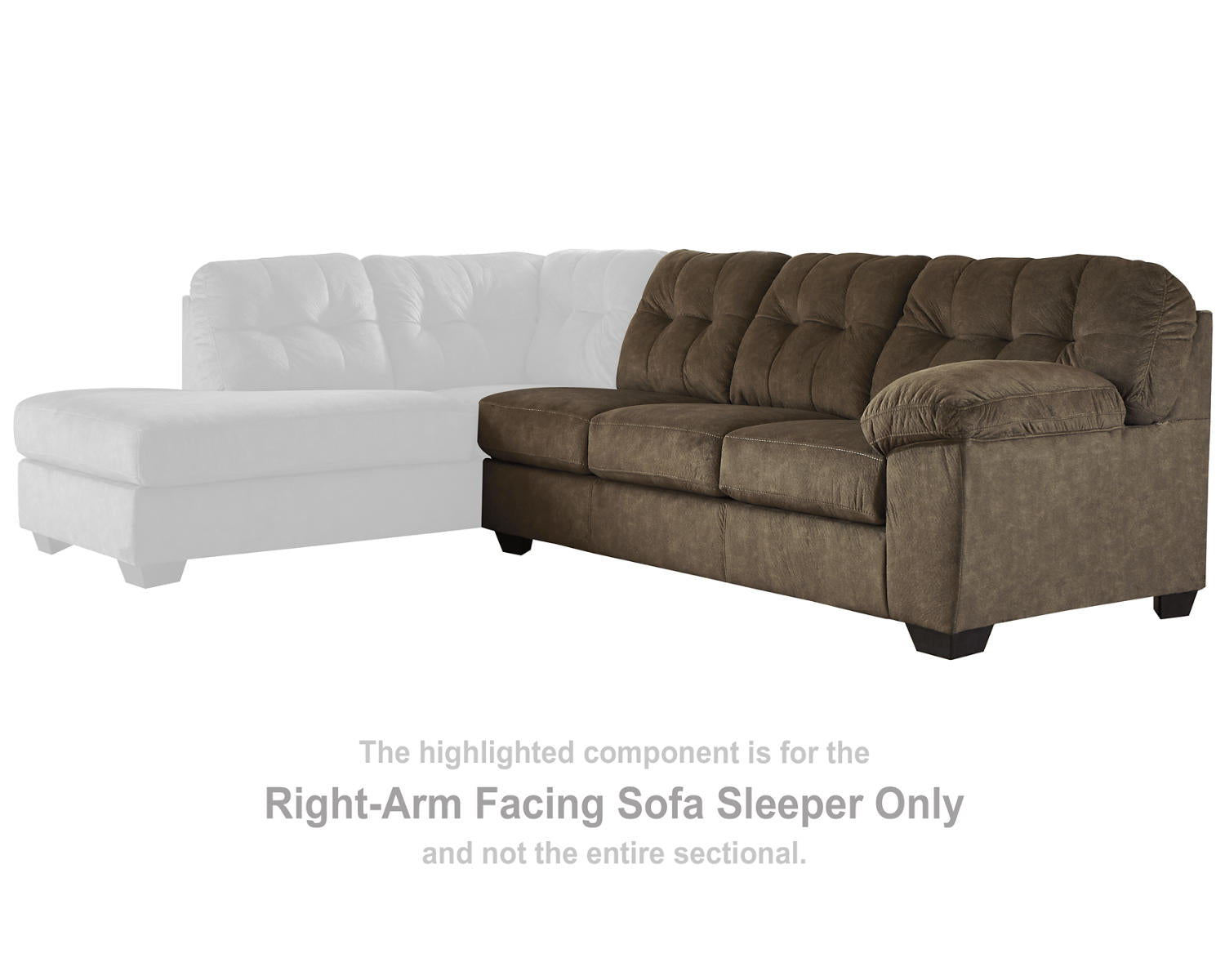 Accrington Right-Arm Facing Sofa Sleeper