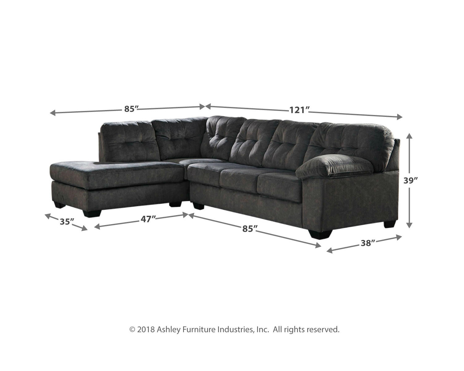 Accrington 2-Piece Sectional with Ottoman