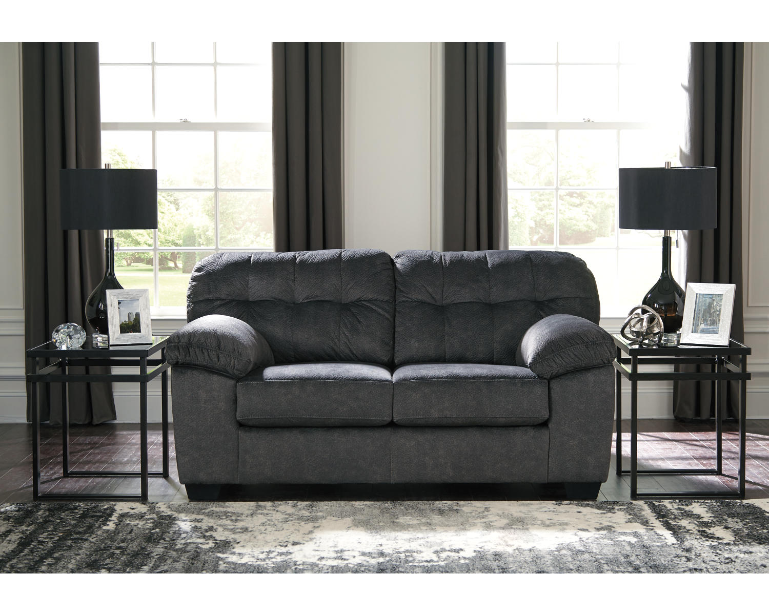 Accrington Sofa and Loveseat with Recliner