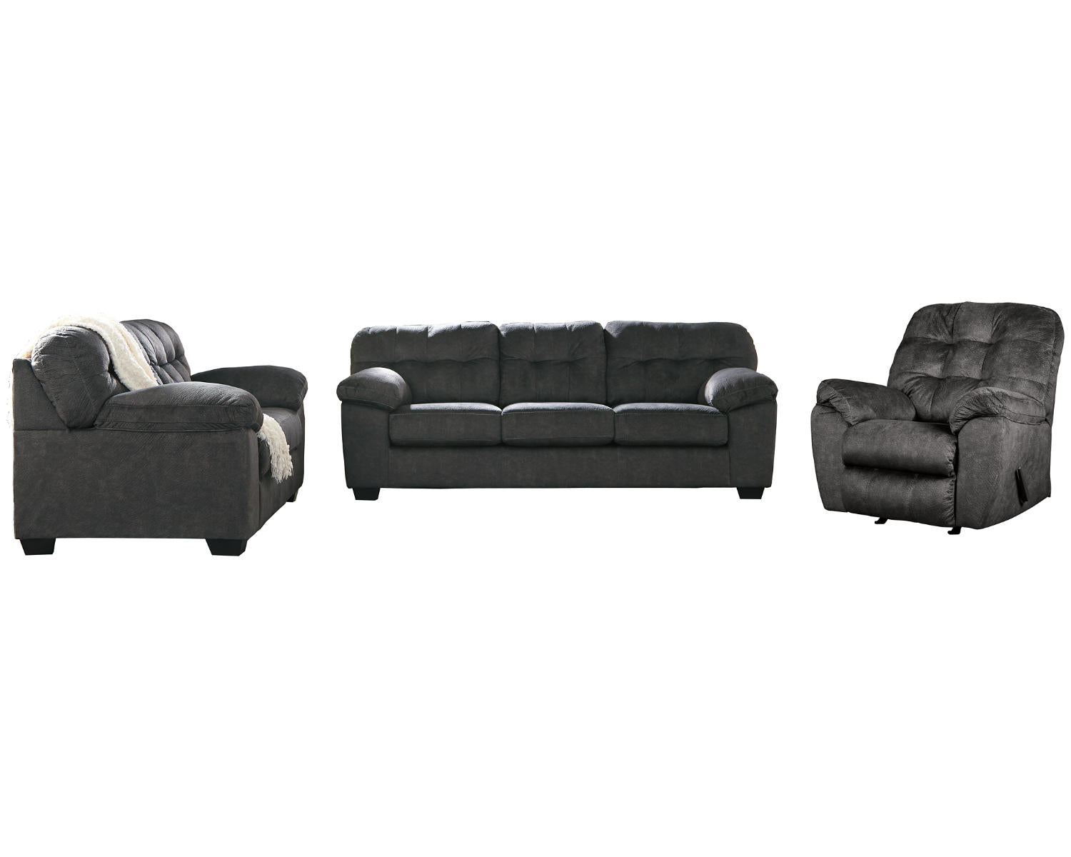 Accrington Sofa and Loveseat with Recliner