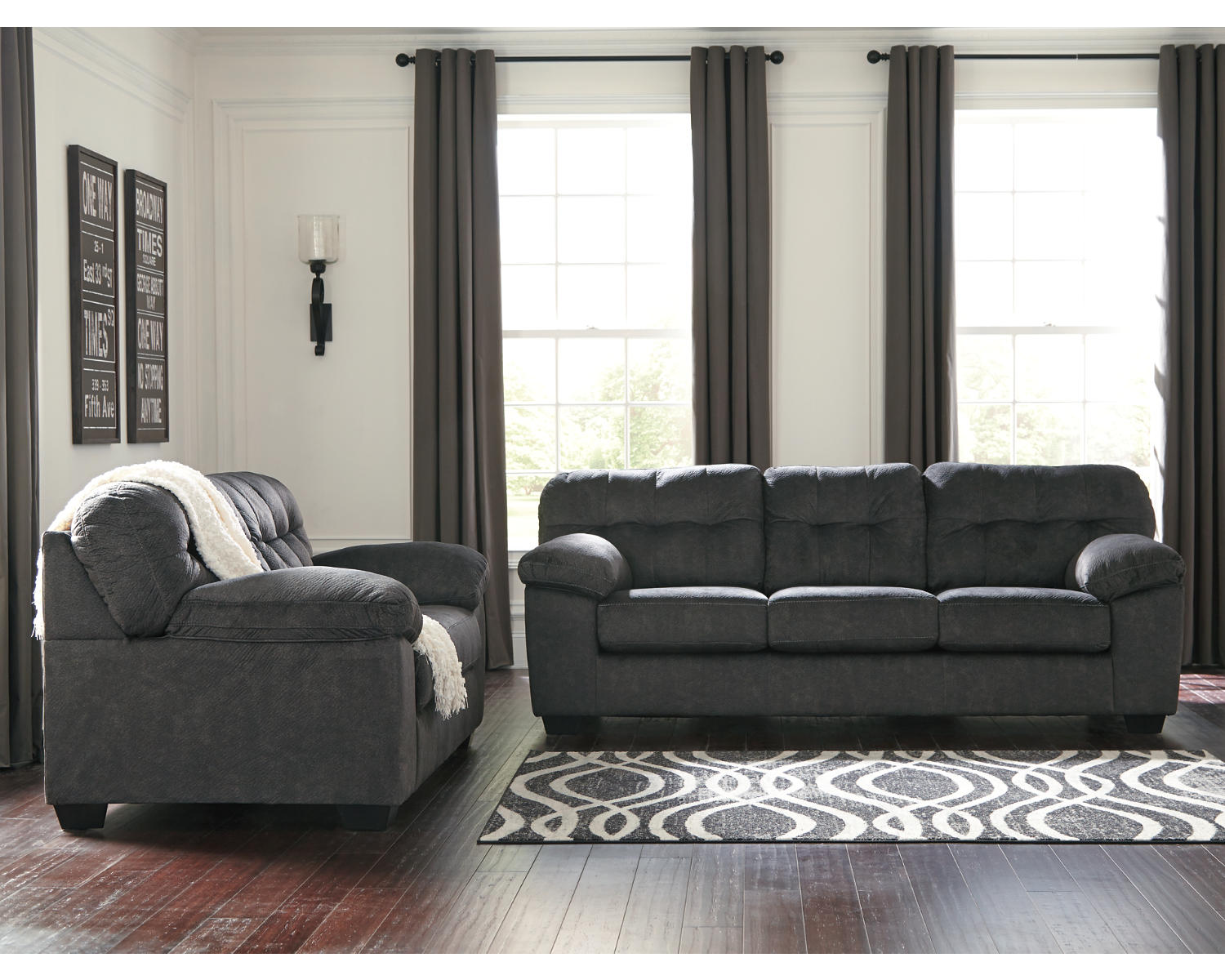 Accrington Sofa and Loveseat