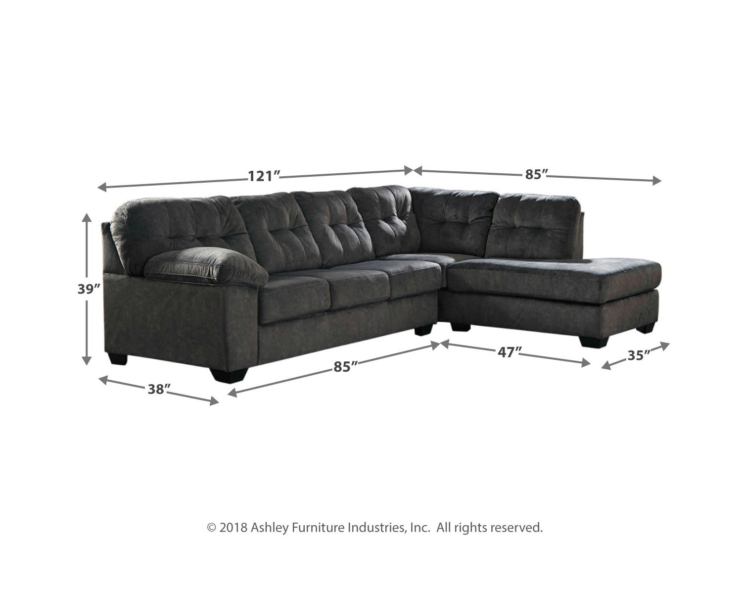 Accrington 2-Piece Sectional with Ottoman