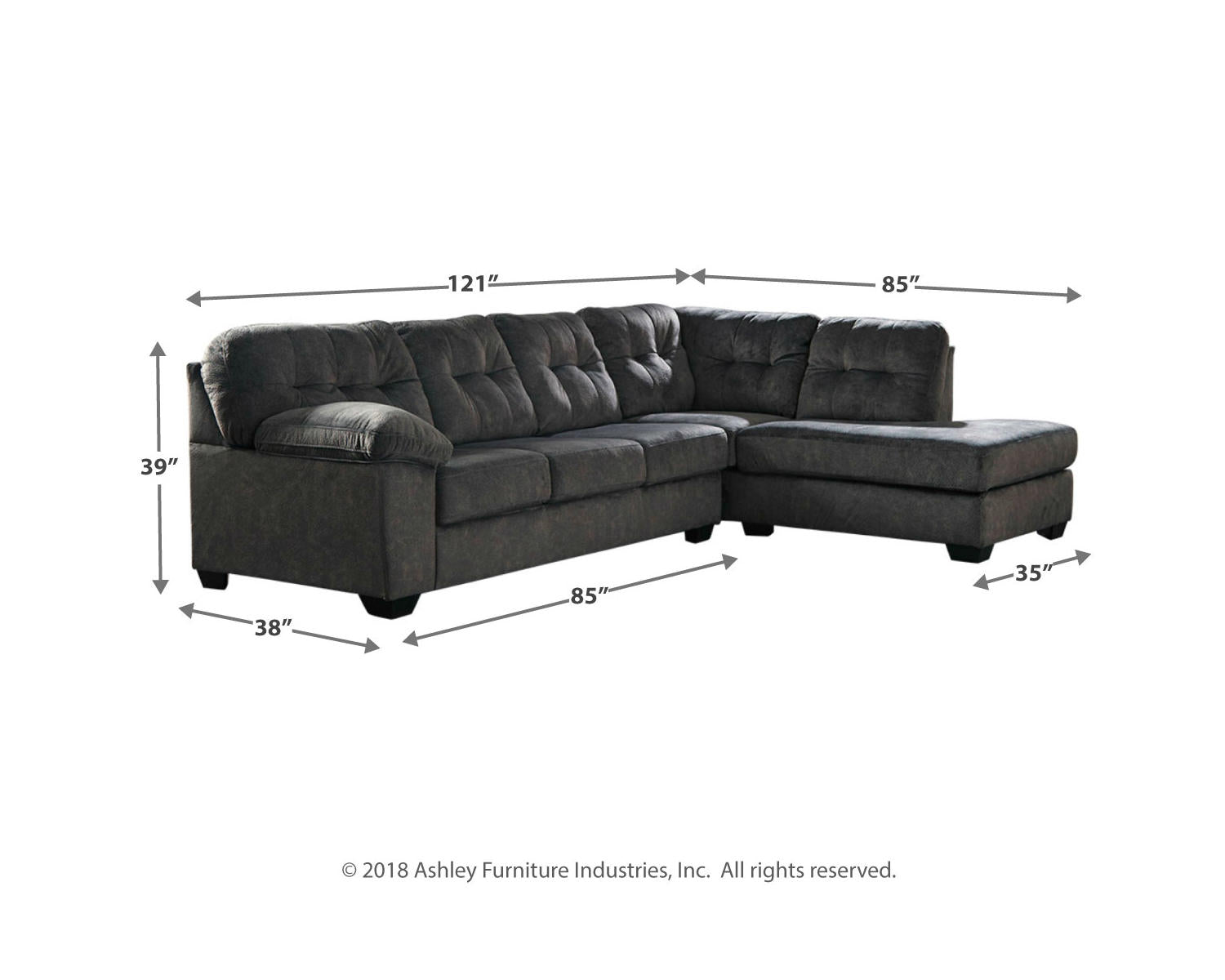 Accrington 2-Piece Sectional with Ottoman