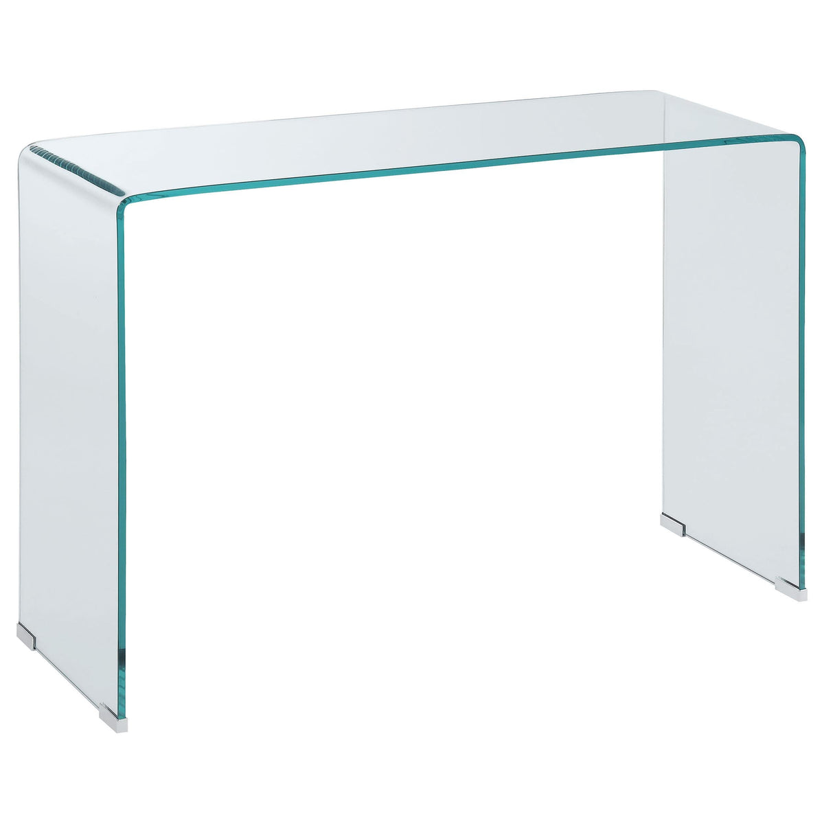 Consola de entrada de vidrio templado curvado Ripley transparente