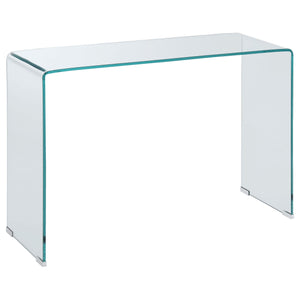 Consola de entrada de vidrio templado curvado Ripley transparente