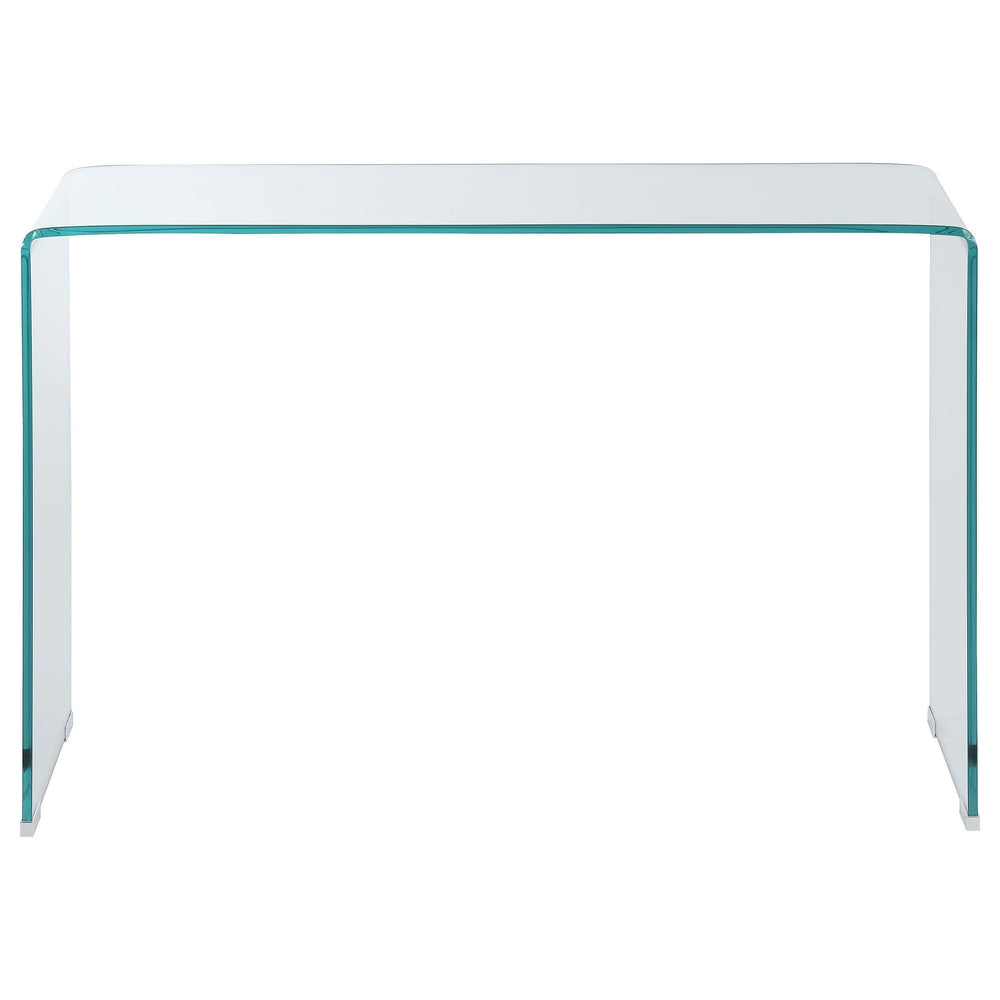 Consola de entrada de vidrio templado curvado Ripley transparente