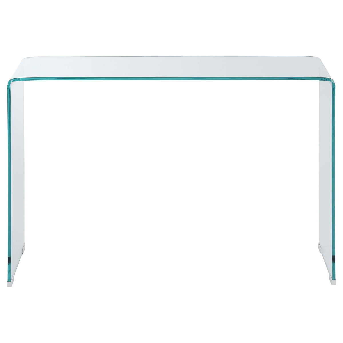 Consola de entrada de vidrio templado curvado Ripley transparente