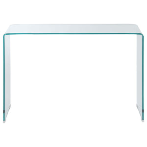 Consola de entrada de vidrio templado curvado Ripley transparente