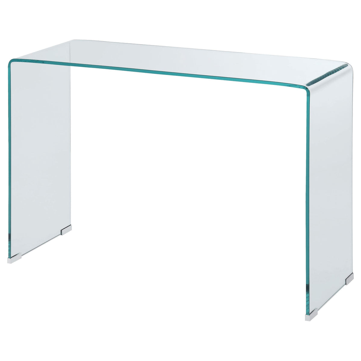 Consola de entrada de vidrio templado curvado Ripley transparente