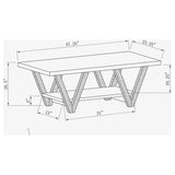 Juego de mesa de centro y auxiliar rectangular de 2 piezas Stevens, gris