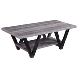 Stevens 3-piece Rectangular Coffee and End Table Set Grey