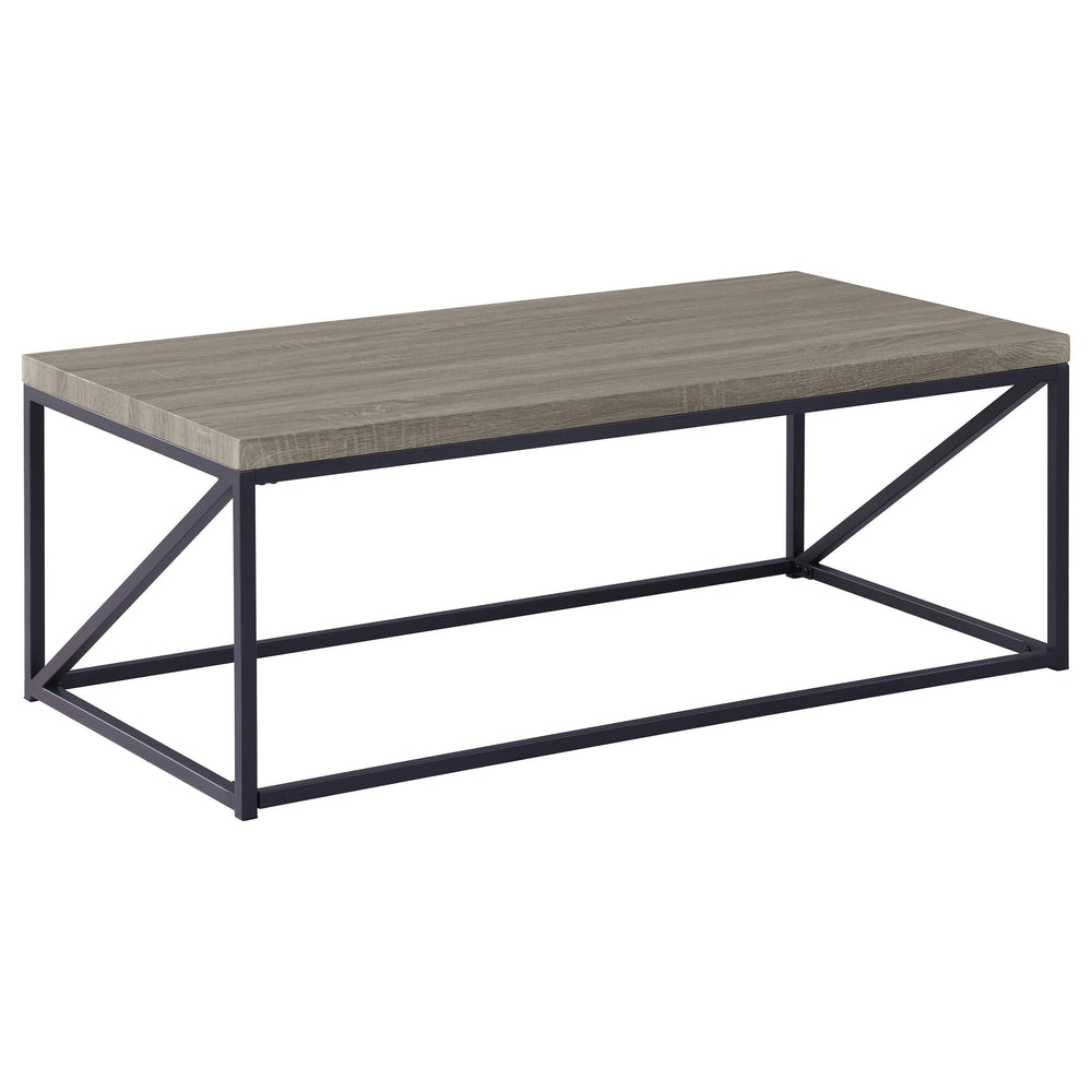 Juego de mesa auxiliar y de centro Birdie de 2 piezas, color gris Sonoma
