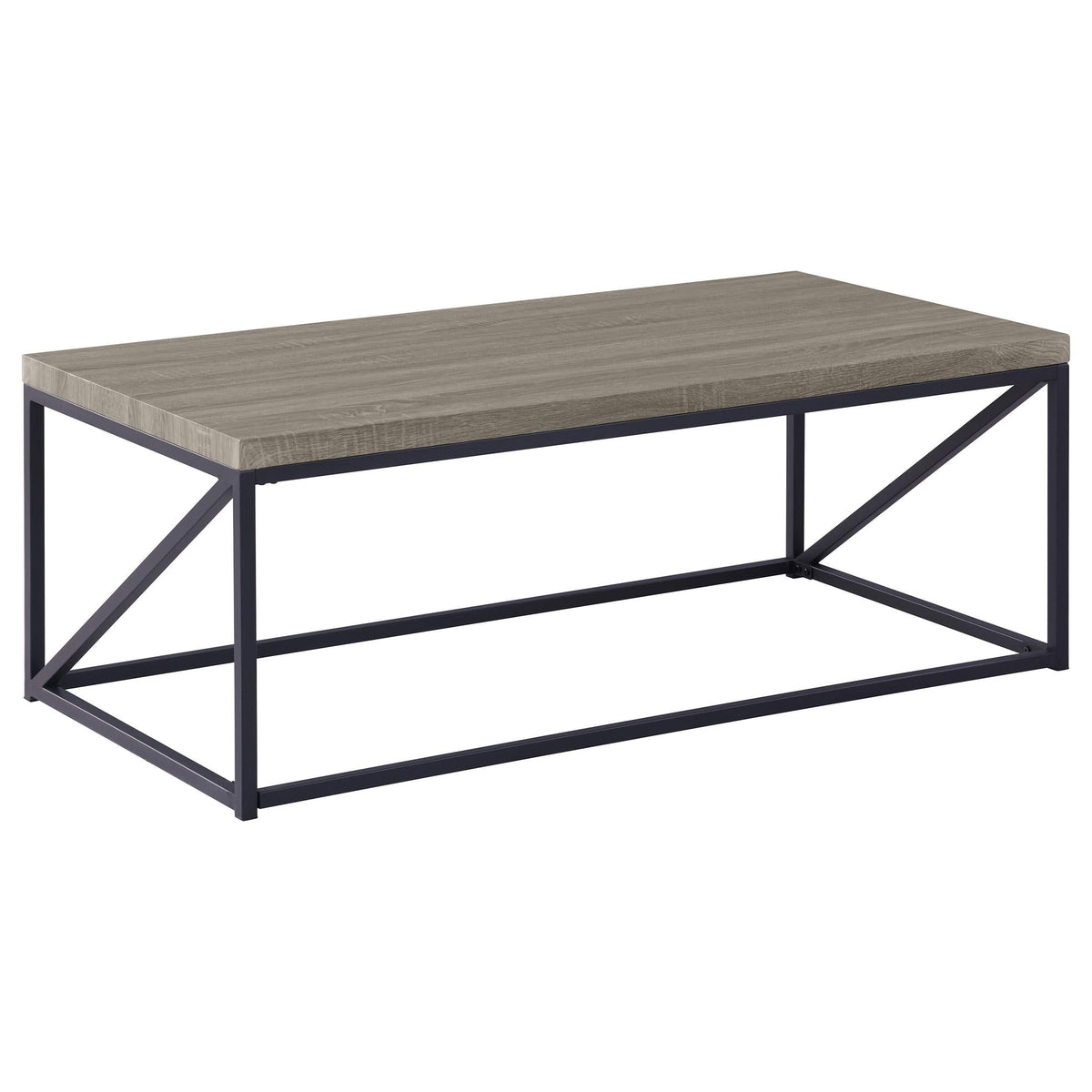 Juego de mesa auxiliar y de centro Birdie de 2 piezas, color gris Sonoma