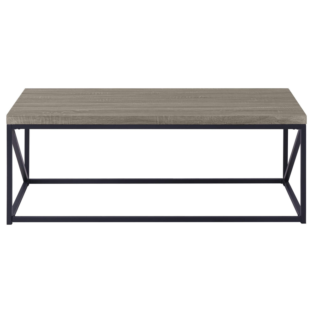 Juego de mesa auxiliar y de centro Birdie de 2 piezas, color gris Sonoma