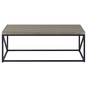 Juego de mesa auxiliar y de centro Birdie de 2 piezas, color gris Sonoma