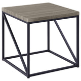 Juego de mesa auxiliar y de centro Birdie de 2 piezas, color gris Sonoma