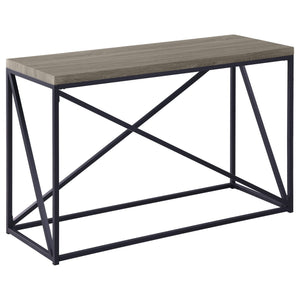 Consola de entrada rectangular Birdie, color gris Sonoma
