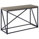 Consola de entrada rectangular Birdie, color gris Sonoma