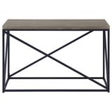 Consola de entrada rectangular Birdie, color gris Sonoma