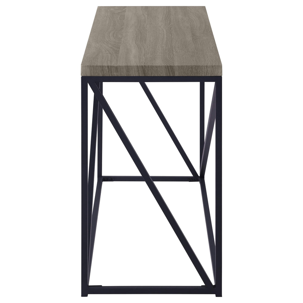 Consola de entrada rectangular Birdie, color gris Sonoma