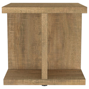 Juego de mesa de centro y auxiliar de 2 piezas Cortona Mango