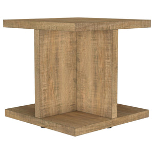 Juego de mesa de centro y auxiliar de 2 piezas Cortona Mango