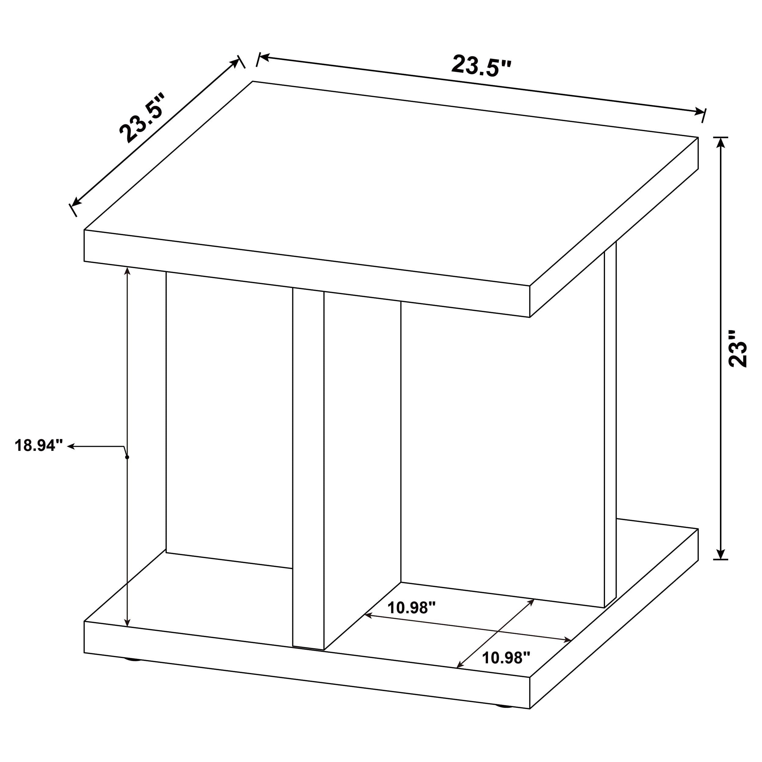 Cortona 3-piece Coffee and End Table Set Mango