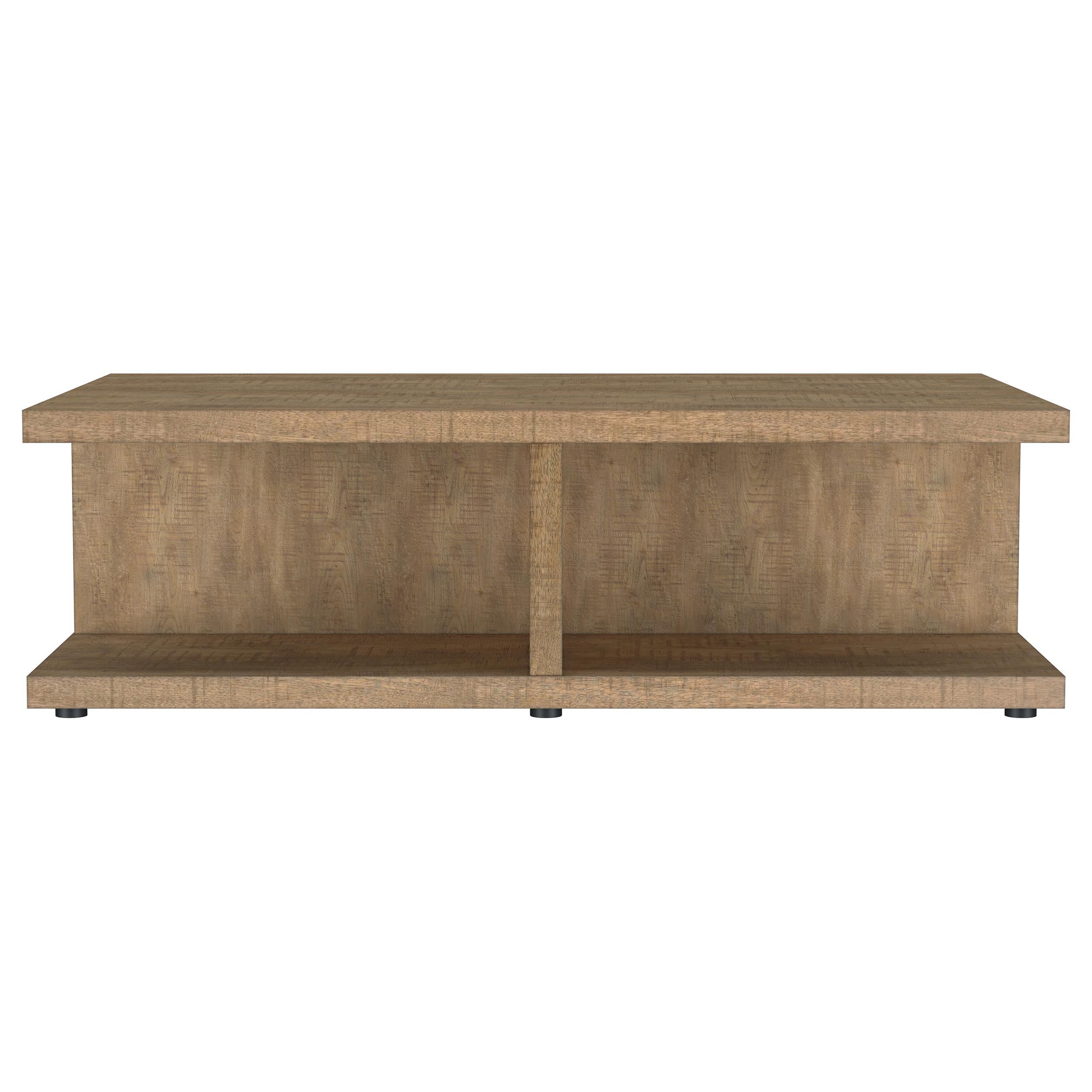 Cortona Square Engineered Wood Cocktail Coffee Table Mango