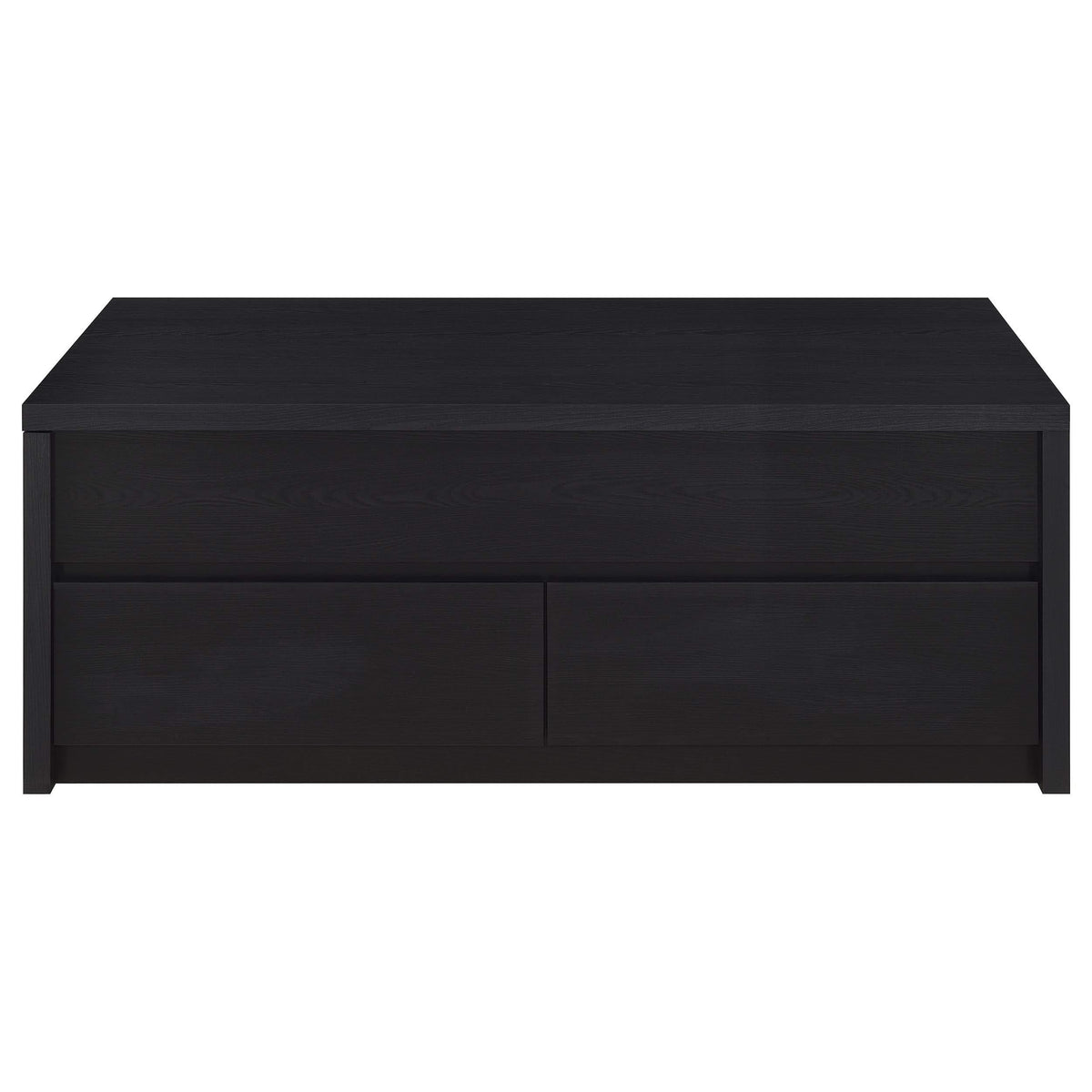 Juego de mesa de centro elevable de 2 piezas Knapp, color negro