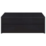 Juego de mesa de centro elevable de 2 piezas Knapp, color negro