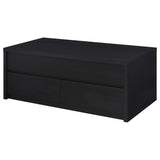 Juego de mesa de centro elevable de 2 piezas Knapp, color negro