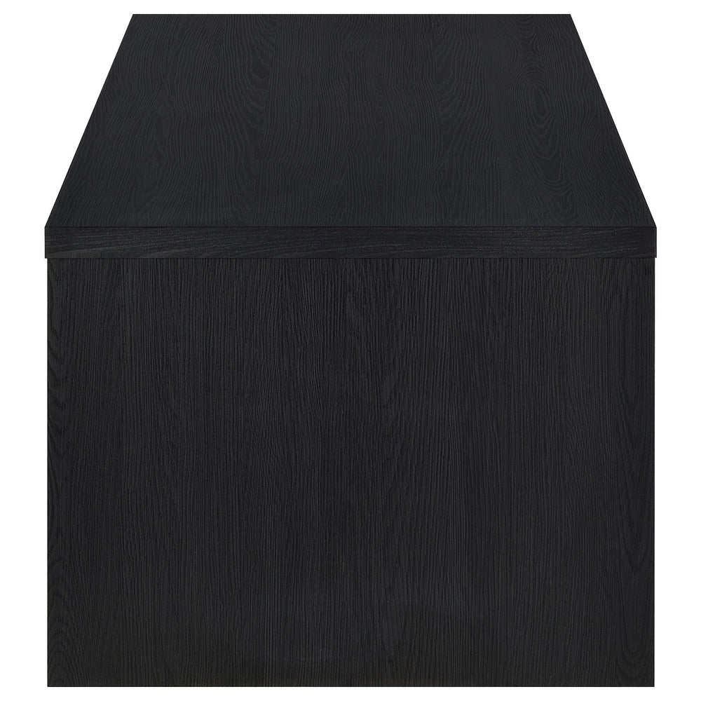 Juego de mesa de centro elevable de 2 piezas Knapp, color negro