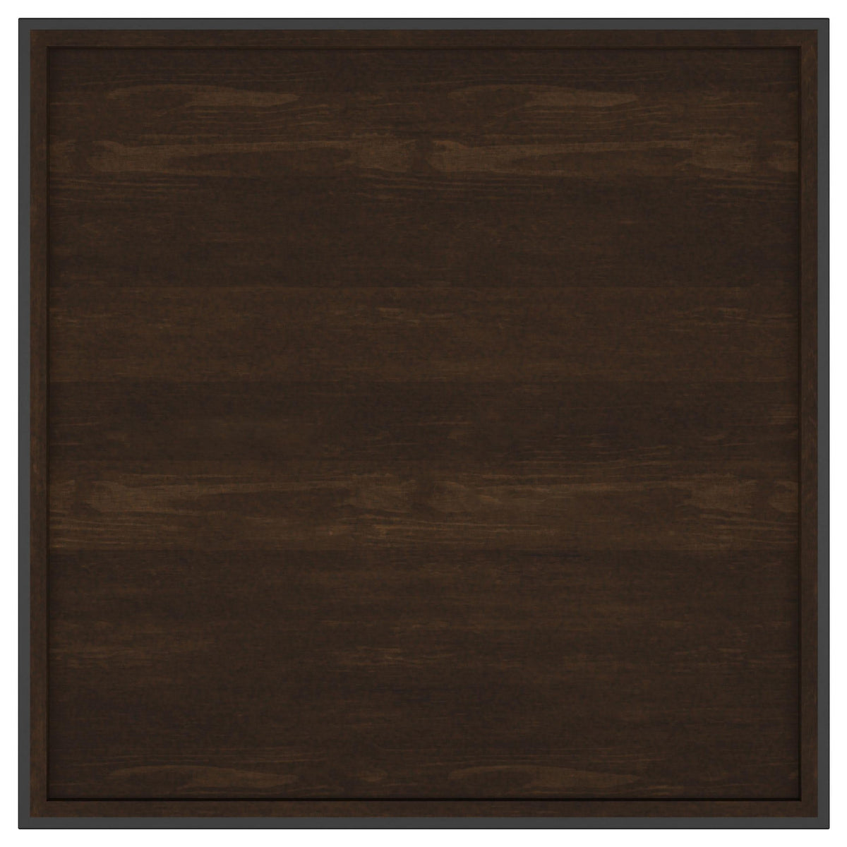 Mesa de centro cuadrada Fulton de madera de mango de 30 pulgadas, color marrón oscuro