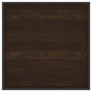 Mesa de centro cuadrada Fulton de madera de mango de 30 pulgadas, color marrón oscuro