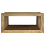 Benton Square Solid Mango Wood Coffee Table Natural