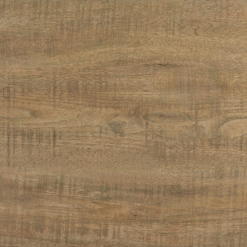 Mesa auxiliar de madera de ingeniería Dawn Square en color marrón mango