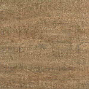 Mesa auxiliar de madera de ingeniería Dawn Square en color marrón mango
